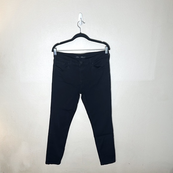 STS Blue Emma Ankle Skinny Cropped Jean Size 32 Black Mid Rise Stretch - Picture 3 of 14
